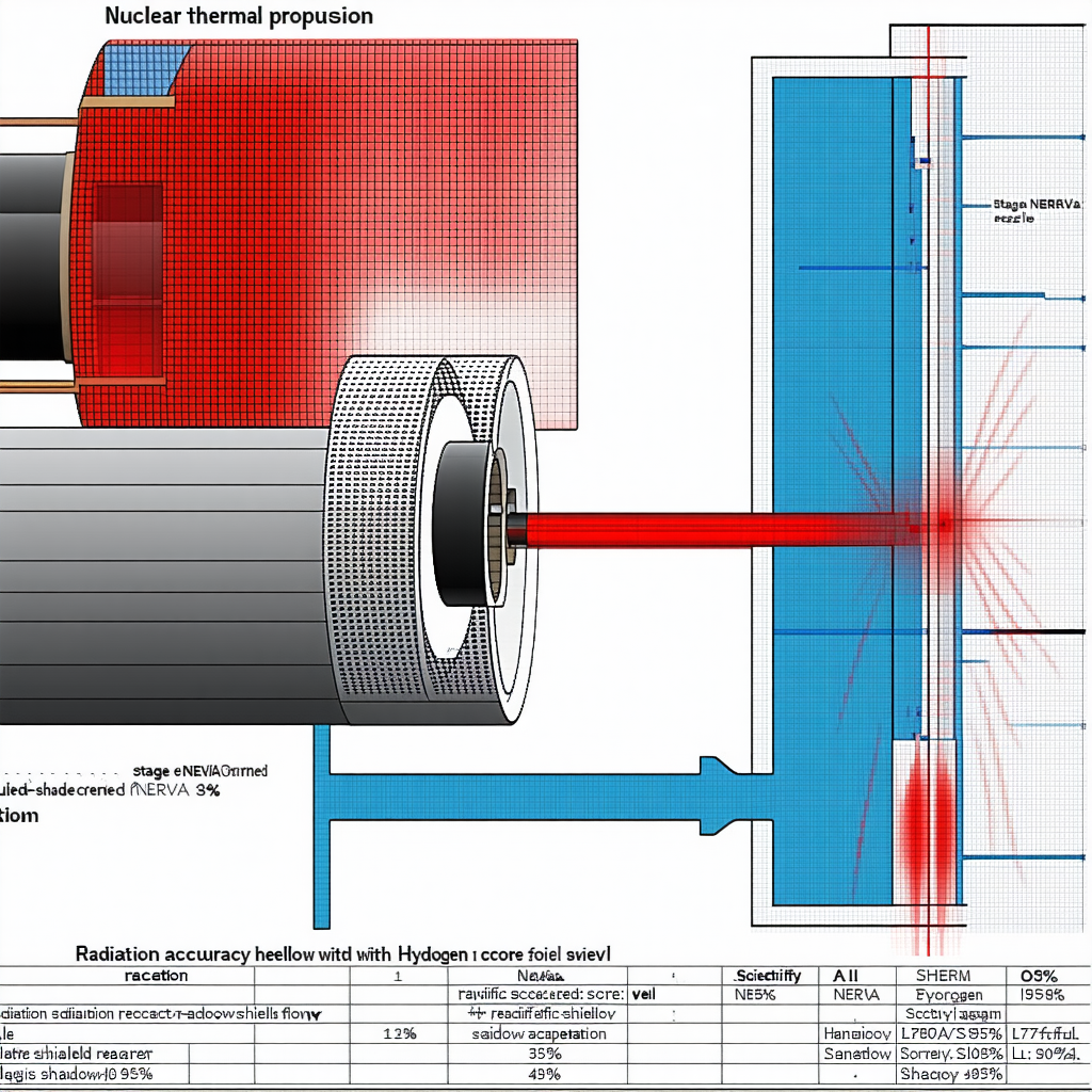 The Image Is A Diagram Showing The Process Of Nuclear Thermal Propulsion