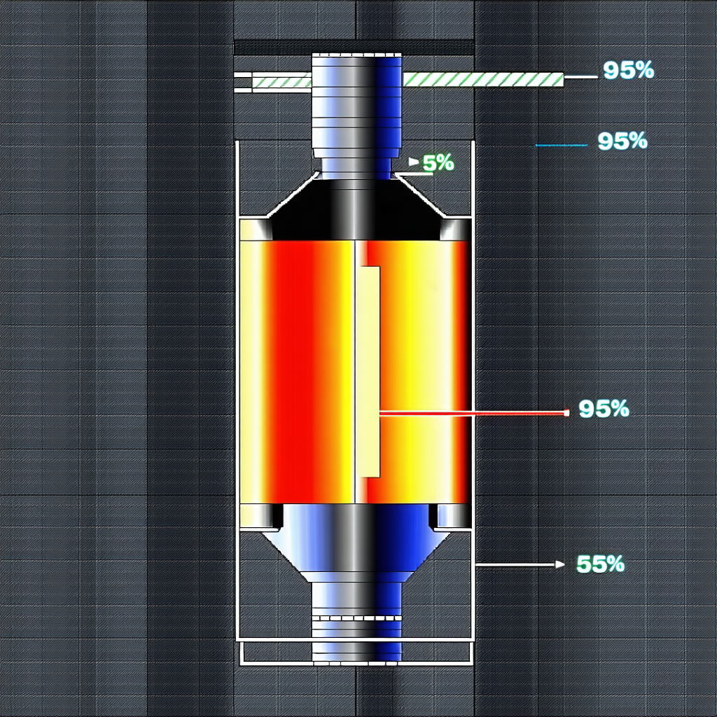 A Red And Yellow Tube Is Shown In A Diagram