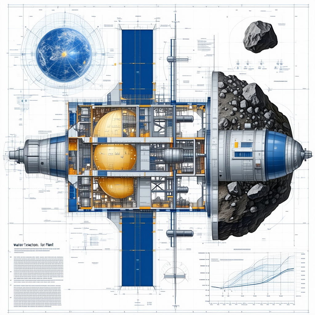 spacecraft shown detailed drawing