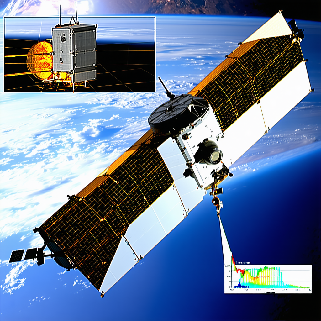 spacecraft shown close-up view