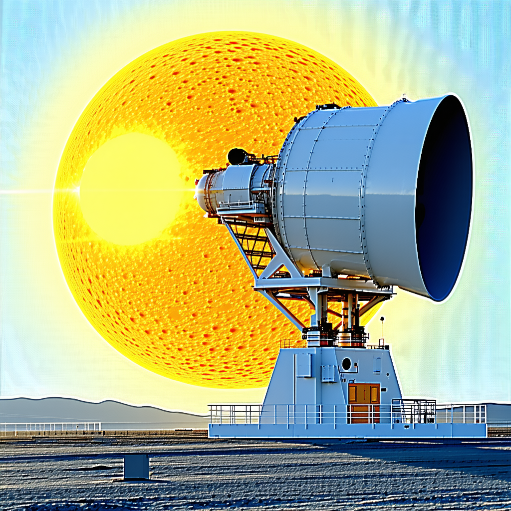A Large White Structure With A Dome-shaped Top, Which Appears To Be A Satellite Dish
