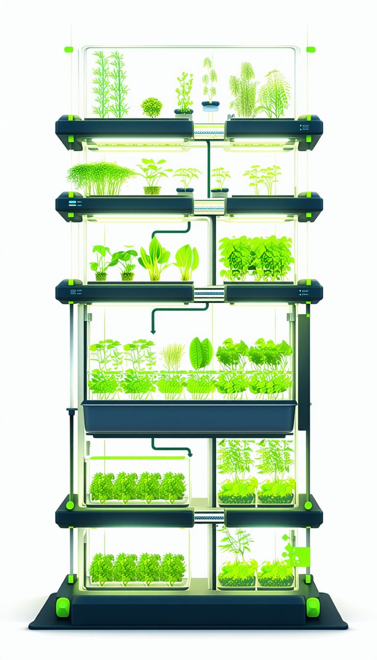 A Large Green Plant Is Growing In A Greenhouse, Surrounded By Many Other Plants