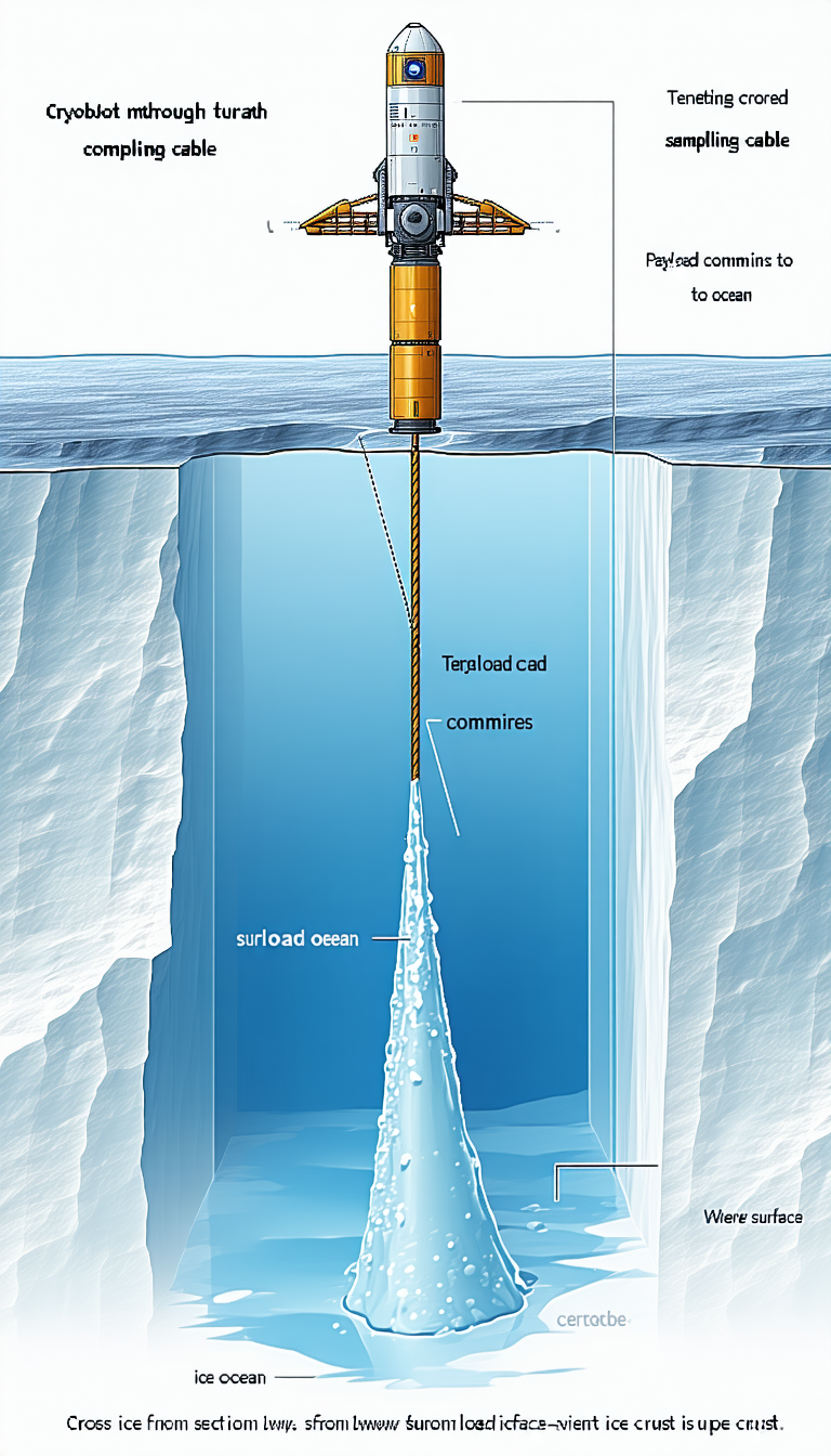 A Submarine With A Long, Thin, And Yellow-colored Tether Attached To It