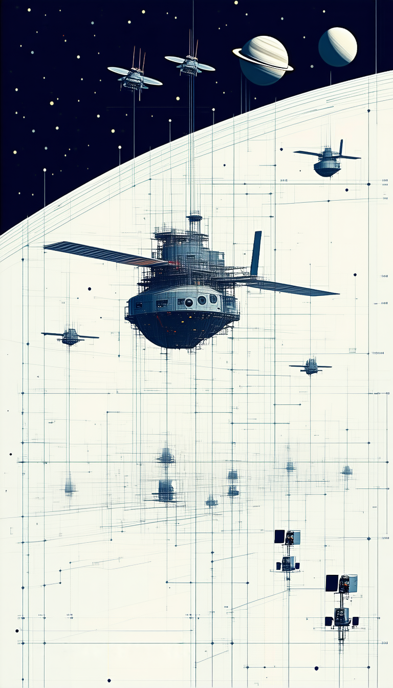 In The Image, There Is A Large Airplane With A Distinctive Shape, Flying Through The Sky