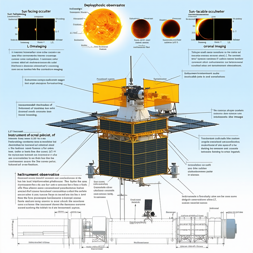 The Image Is A Diagram Of A Space Station, Showing The Various Components And Their Functions