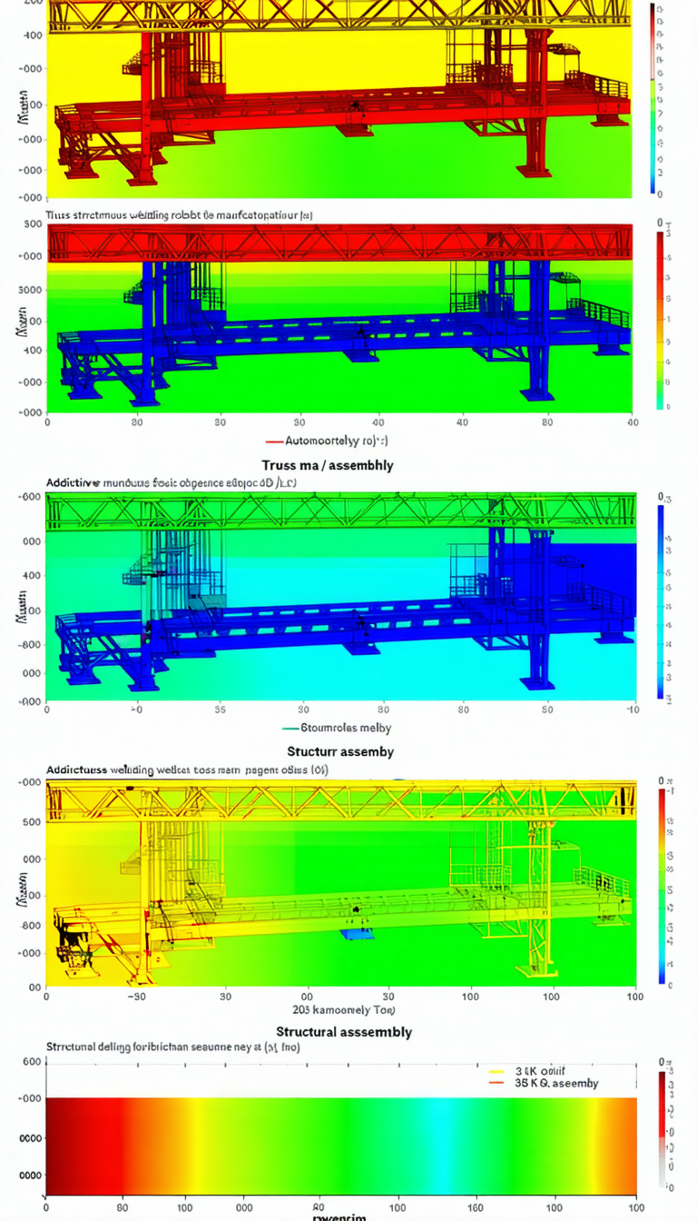 The Image Is A 3d Model Of A Bridge, Showing The Different Stages Of Construction