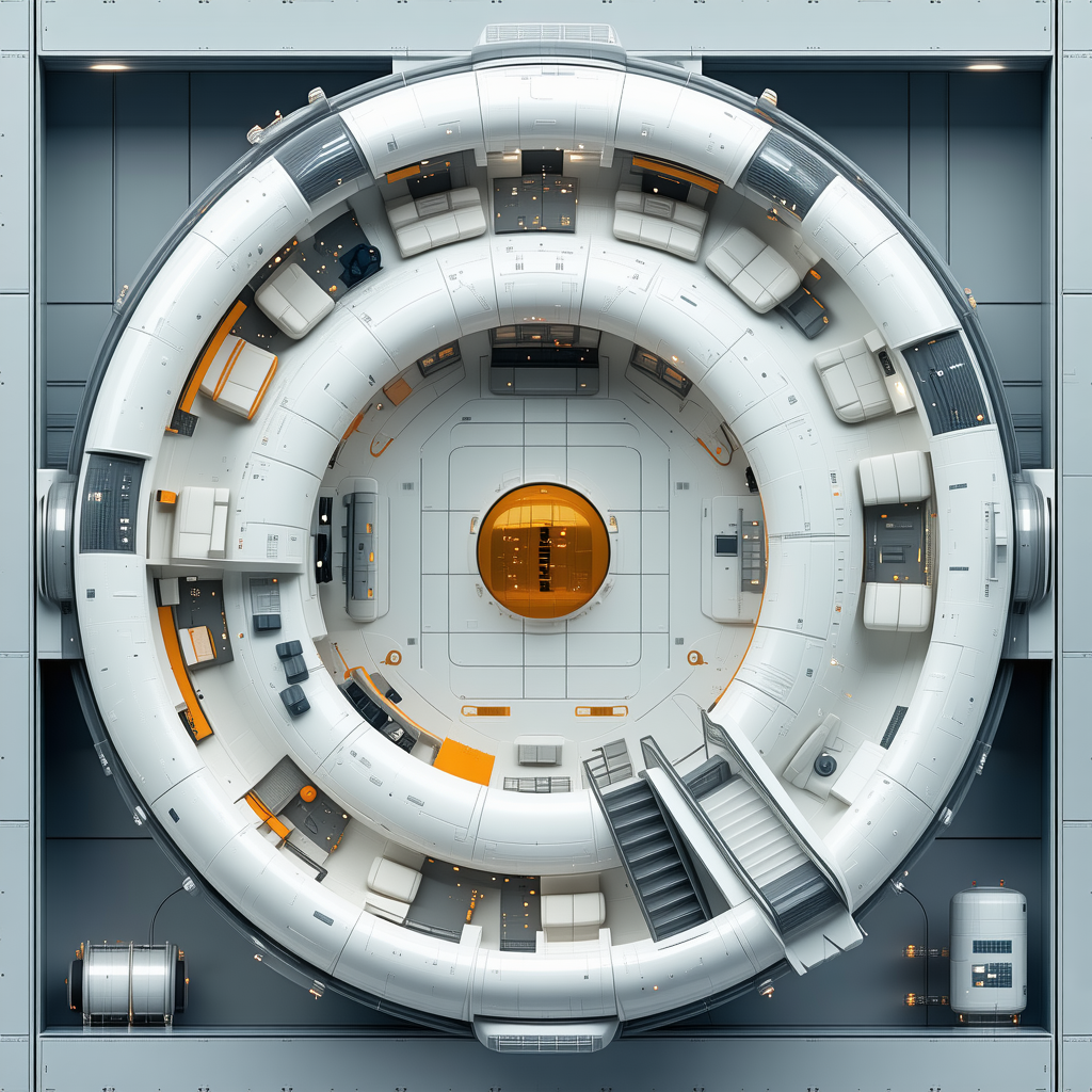 model space station