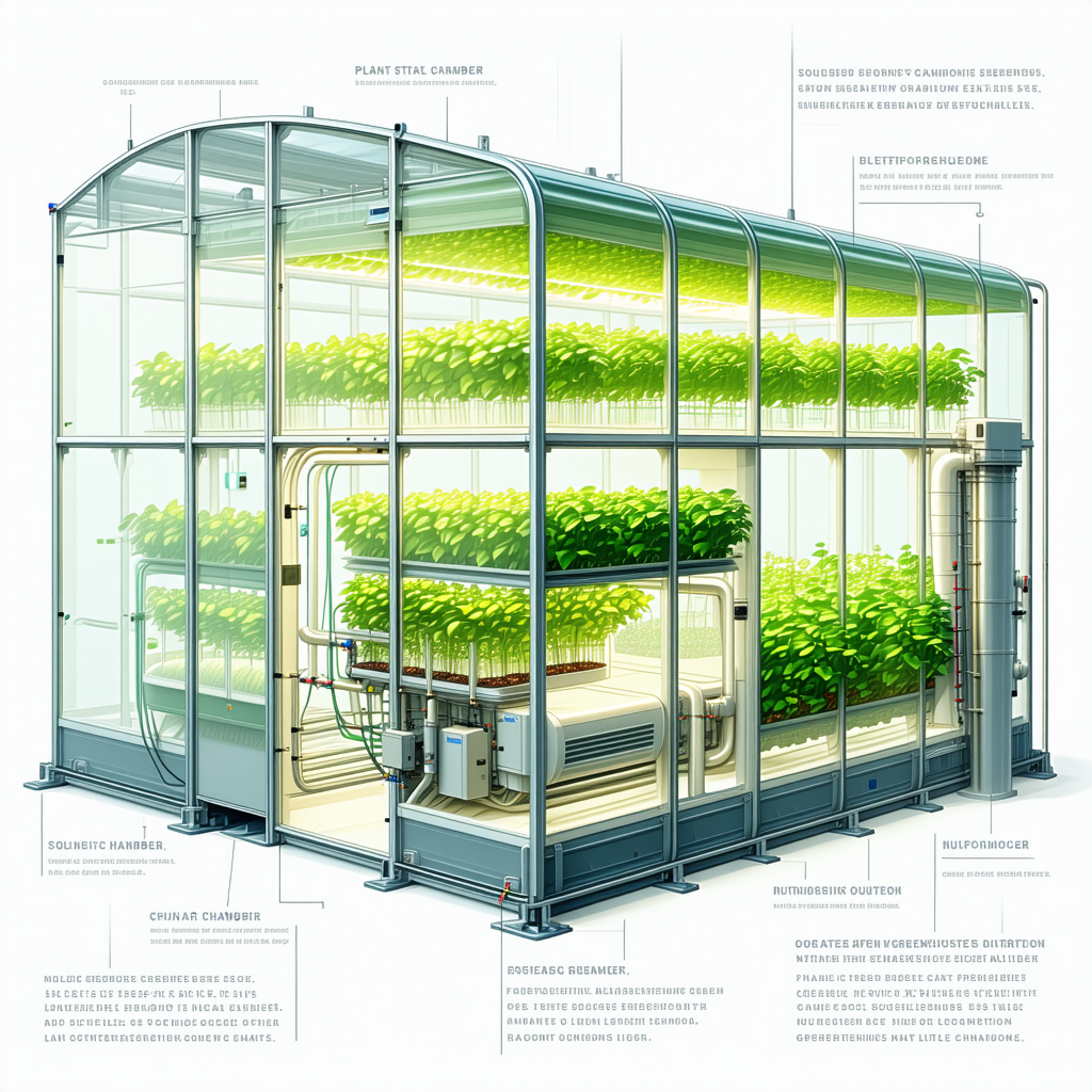 A Large, Well-lit Greenhouse Filled With Various Plants