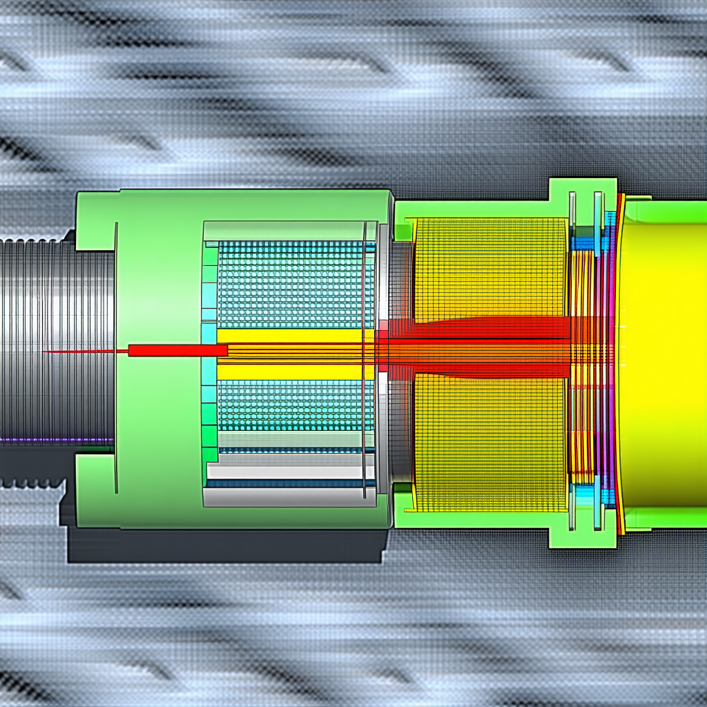 A Yellow And Green Object Is Shown In The Image