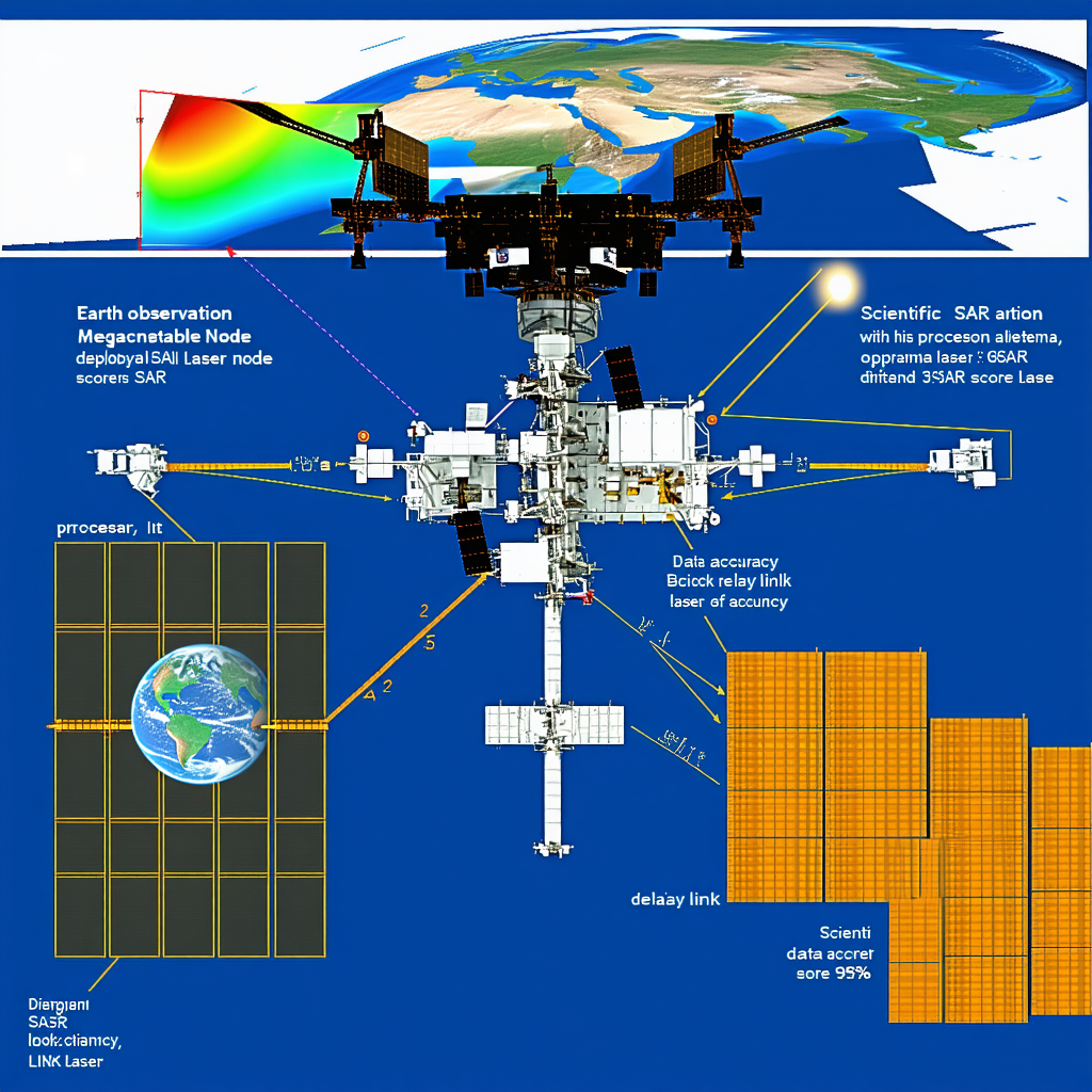 The Image Is A Diagram Of A Spacecraft, Showing Its Various Components And Their Functions