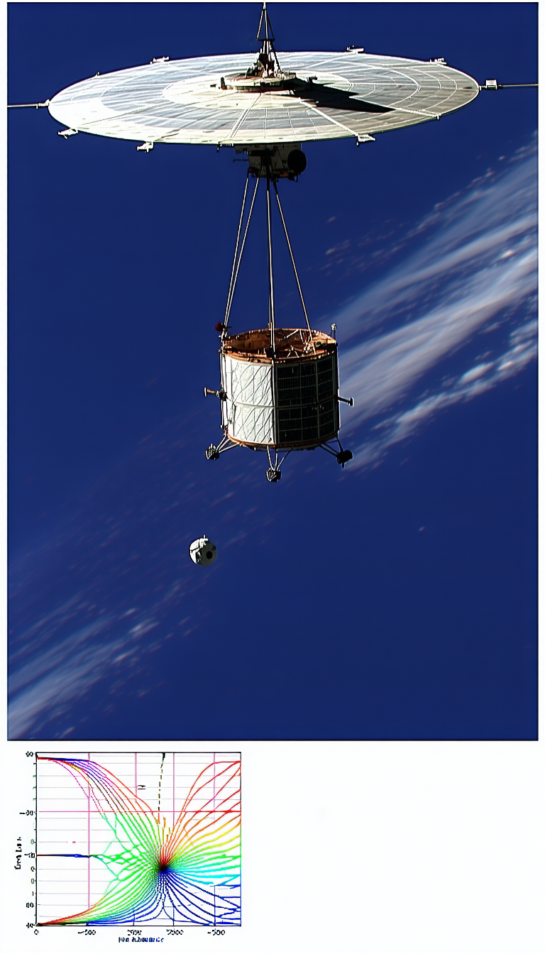 A Soccer Ball Floating In The Air, With A Sports Ball Hovering Above It