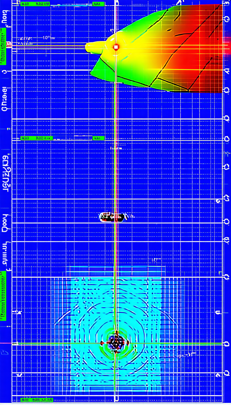 The Image Is A Blue Graphic That Appears To Be A Representation Of A Car