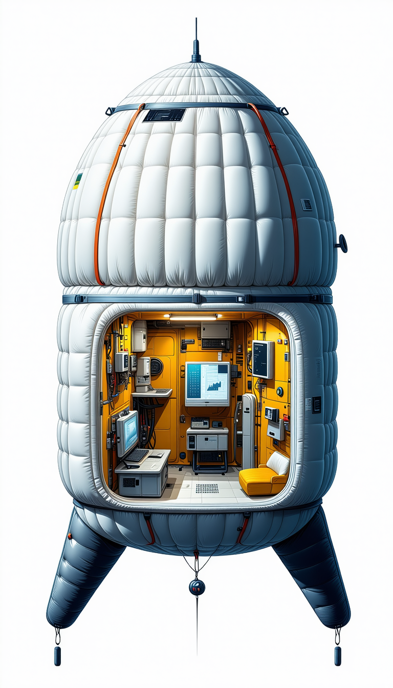 A White And Orange Space Shuttle Is Shown In A Computer-generated Image
