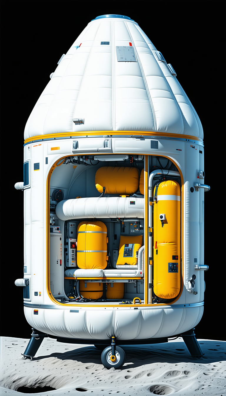 large white space shuttle shown