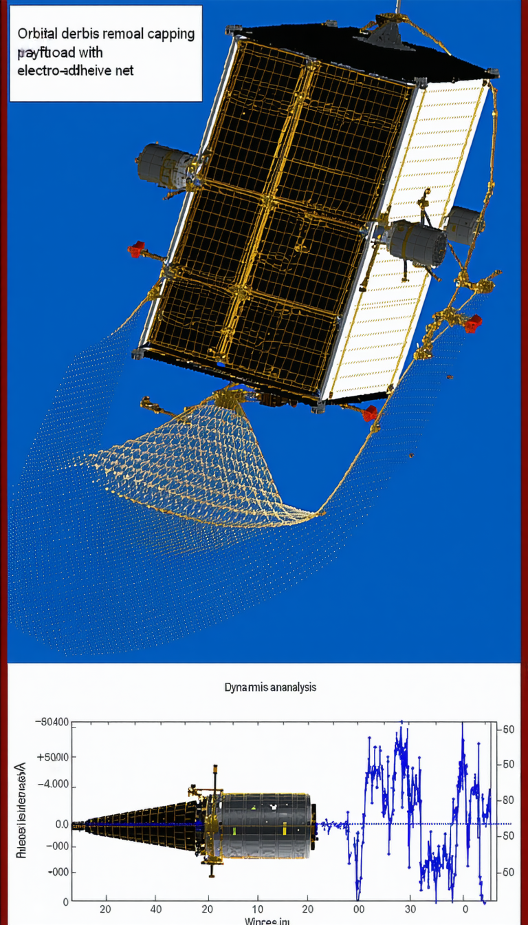 A Computer-generated Image Of A Spacecraft Is Shown In A Blue Sky