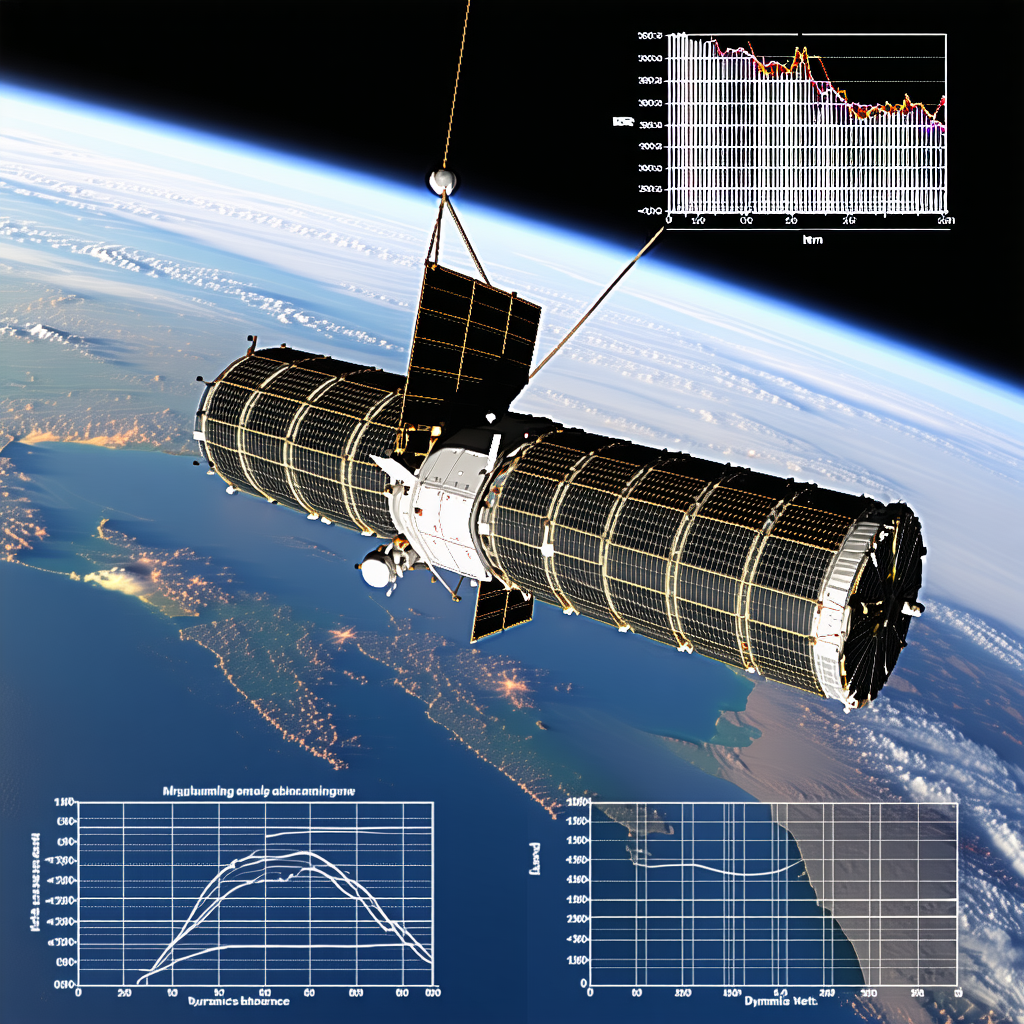 A Spacecraft, Possibly A Satellite, Flying Through The Sky