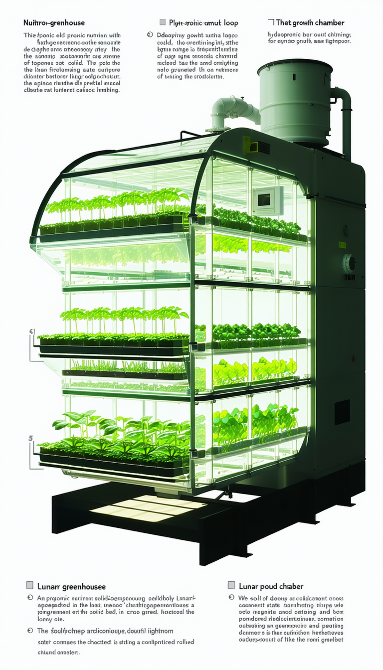 A Large, Multi-layered Greenhouse Filled With Various Plants