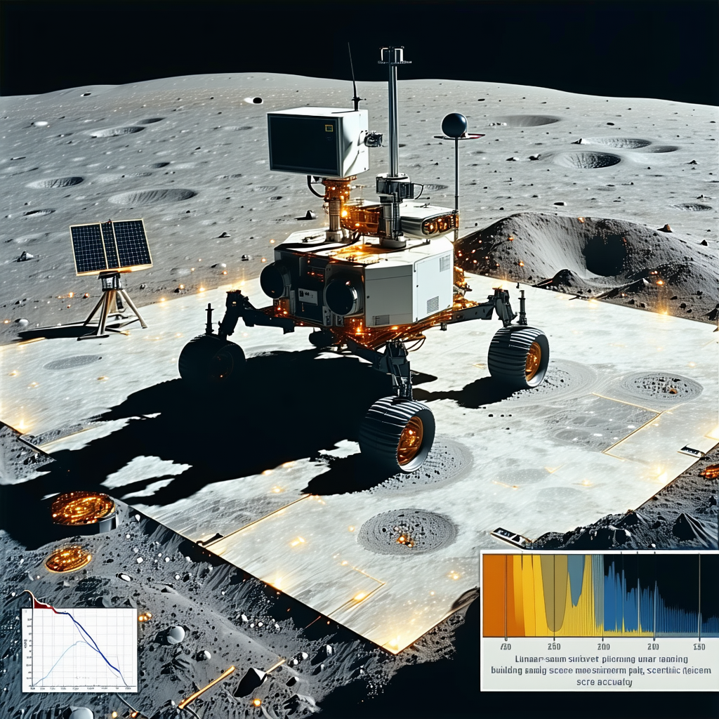A Robotic Vehicle, Possibly A Rover, On A Rocky Surface