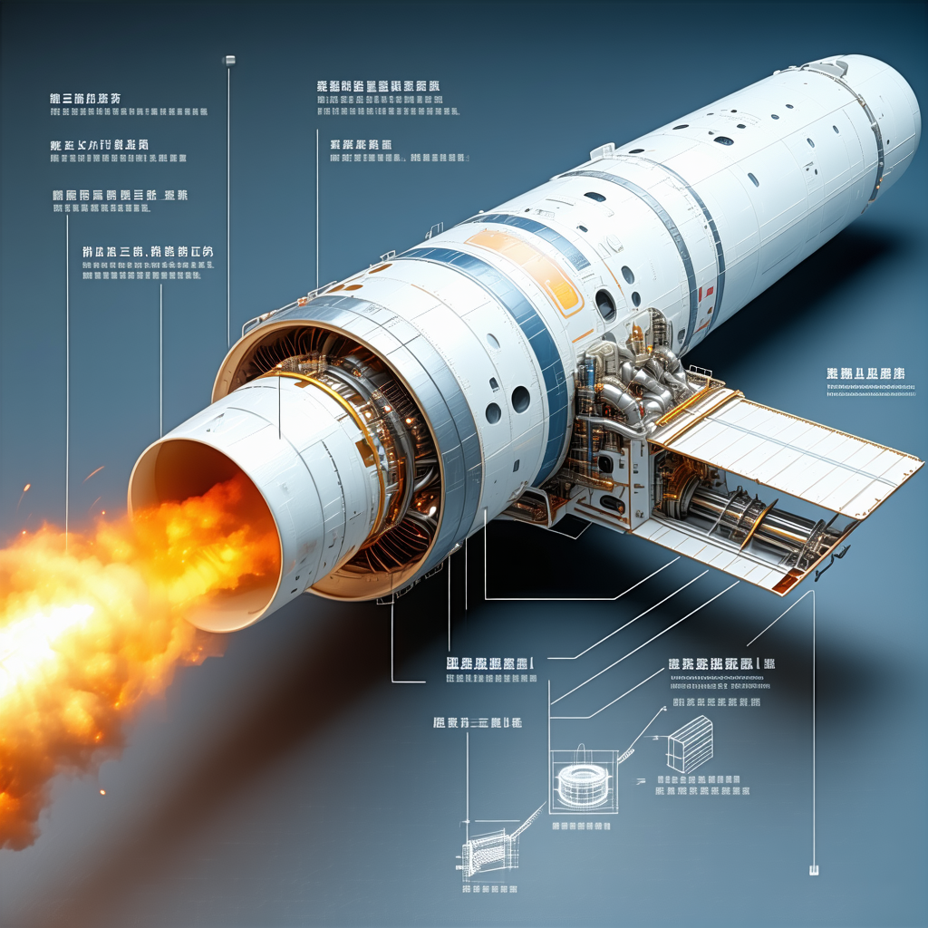 detailed diagram rocket engine