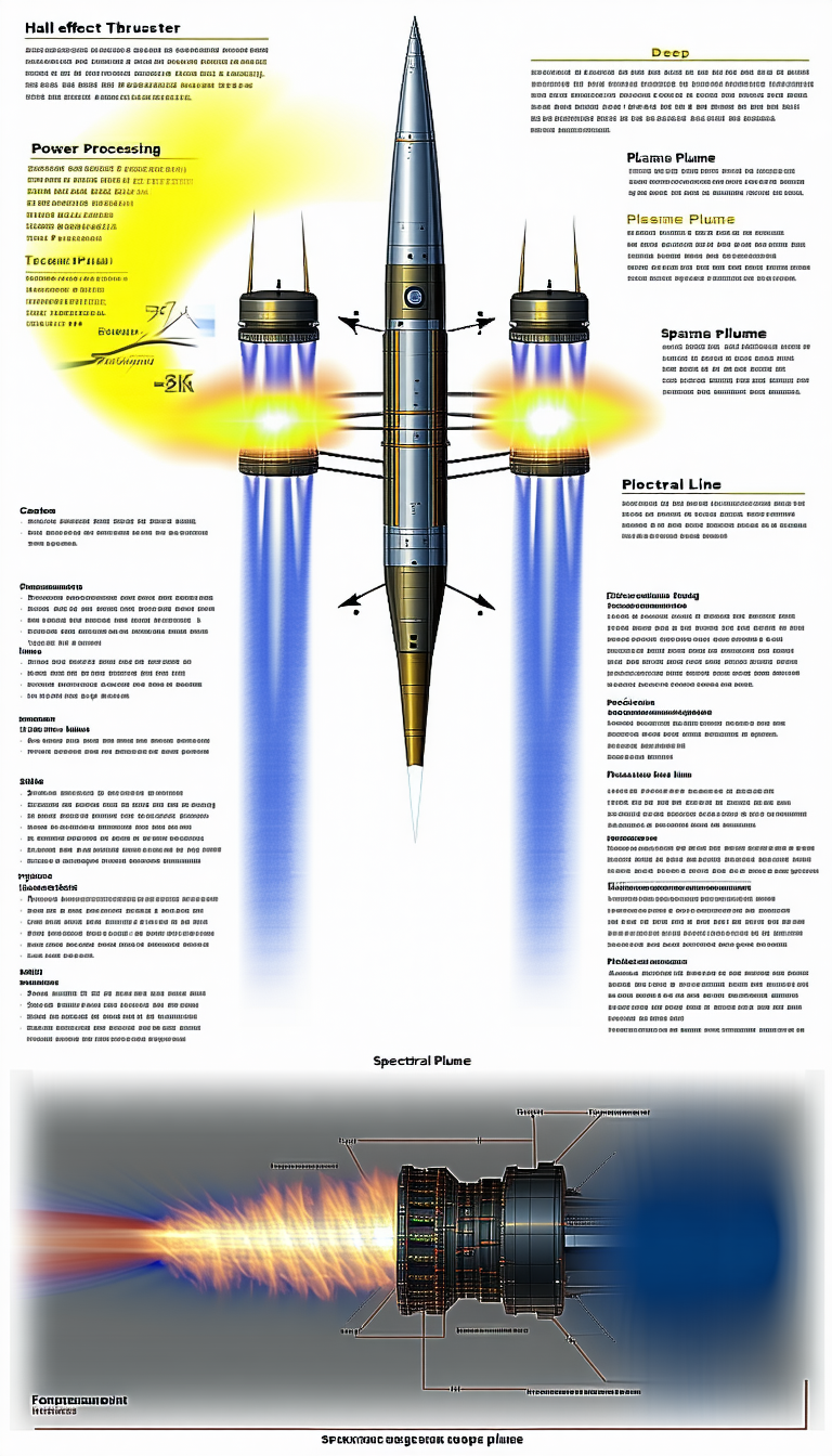 A Diagram Is Displayed On A Page, Showing A Spacecraft With A Long Tube-like Structure