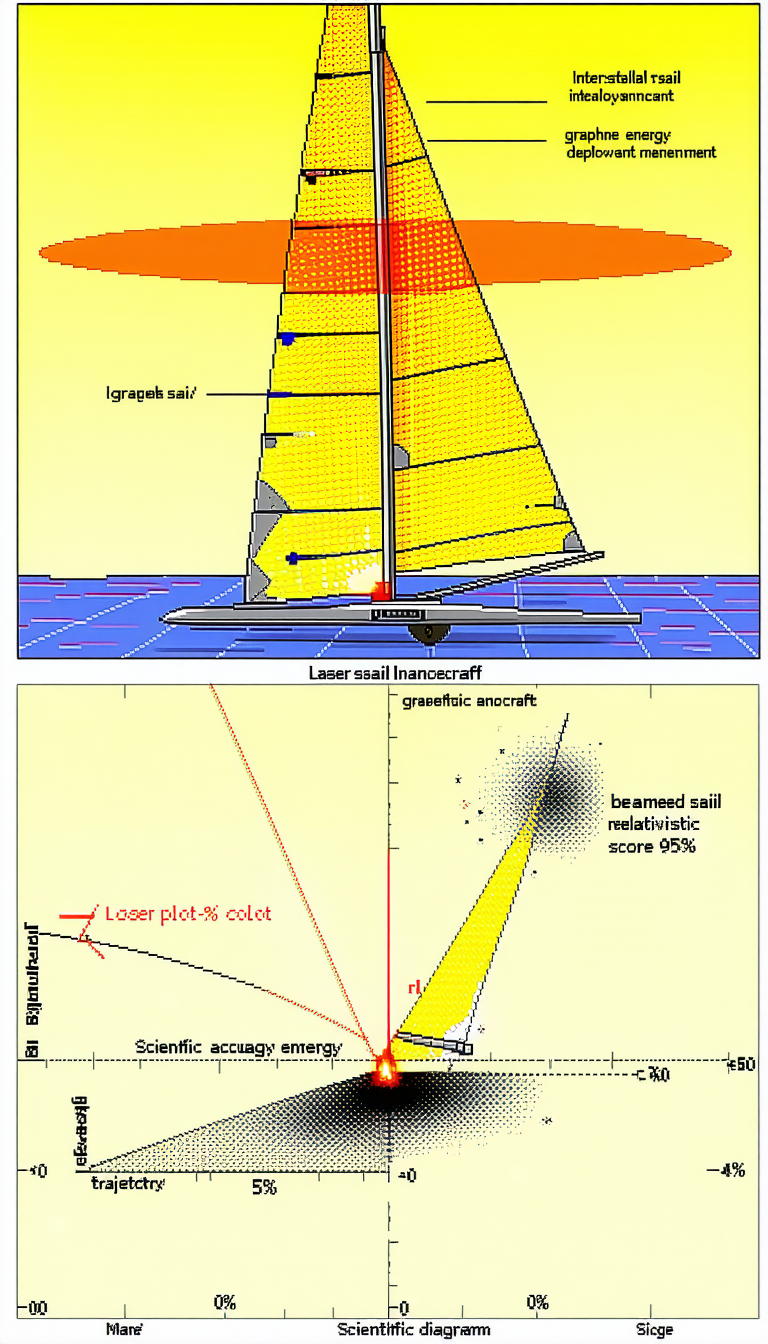 A Sailboat With A Yellow Sail, Floating On The Water