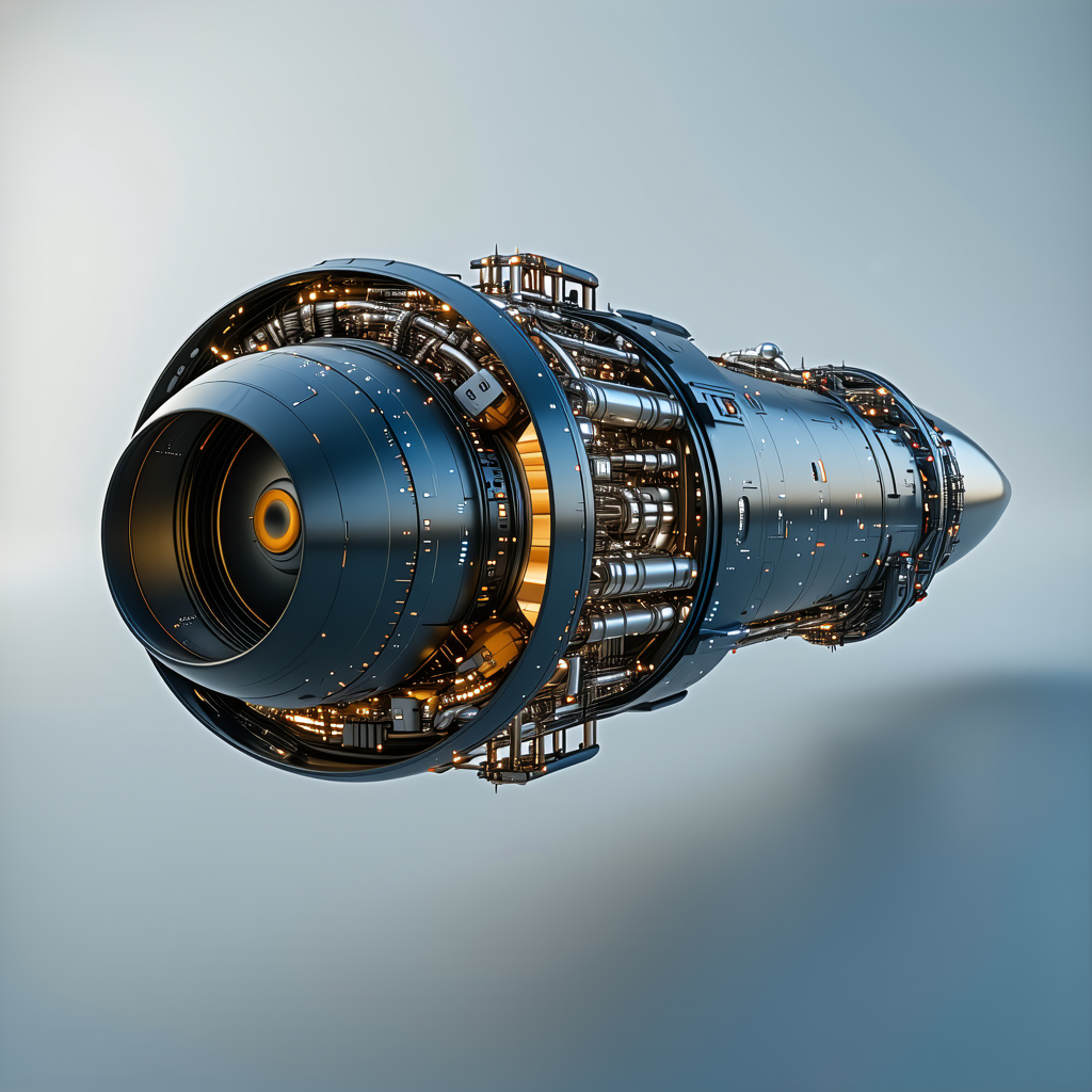 A Large, Round, And Shiny Object That Appears To Be A Part Of A Spacecraft