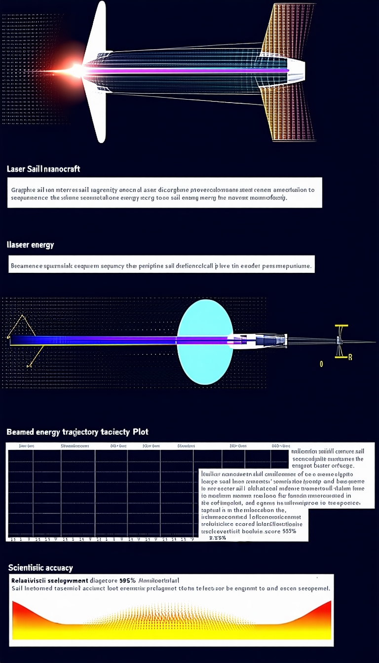 The Image Is A Diagram That Explains The Process Of Laser Sailing