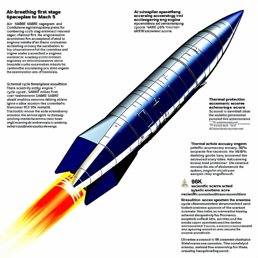 A Space Shuttle Is Shown In A Diagram, With The Words "air Breathing First Stage" Written Above It