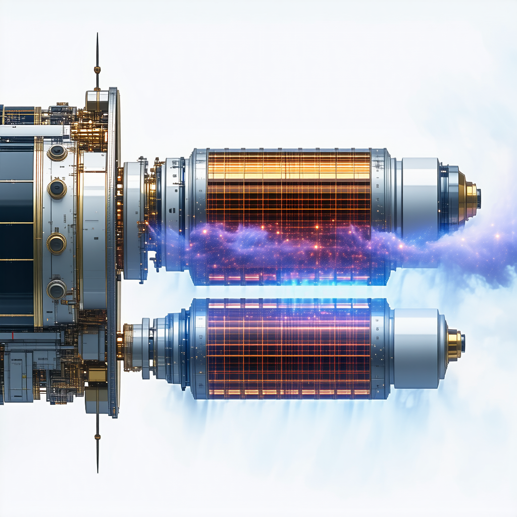A Large, Futuristic Machine With Two Large, Round