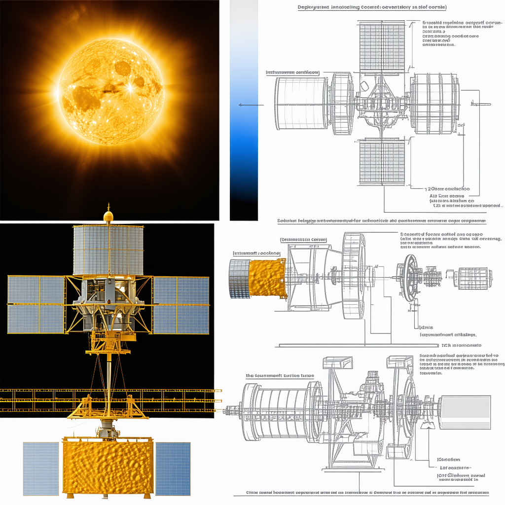 The Image Is A Collage Of Various Space-related Items