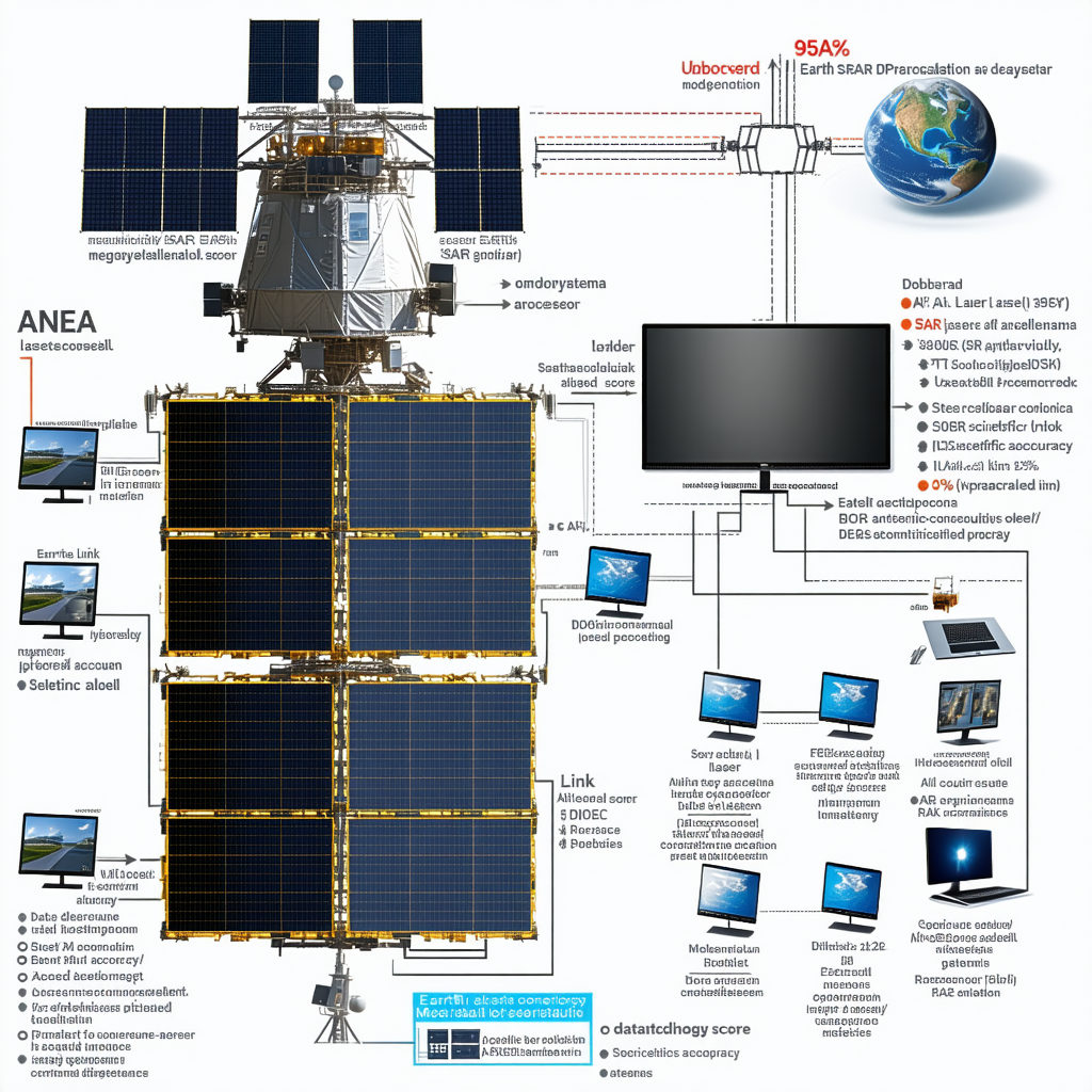 The Image Is A Diagram Showing The Relationship Between A Space Satellite And A Television