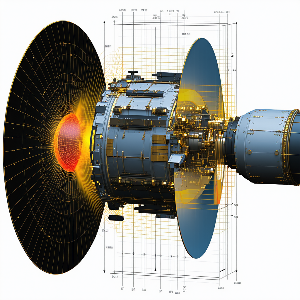 A Large Engine Is Shown In A 3d Model