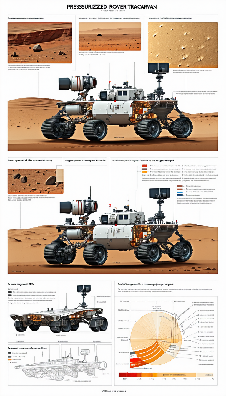 poster that showcases rover vehicle