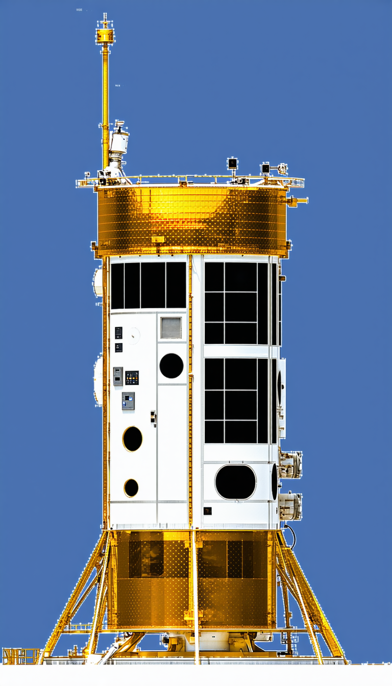 A Large Satellite Dish Is Shown In The Image
