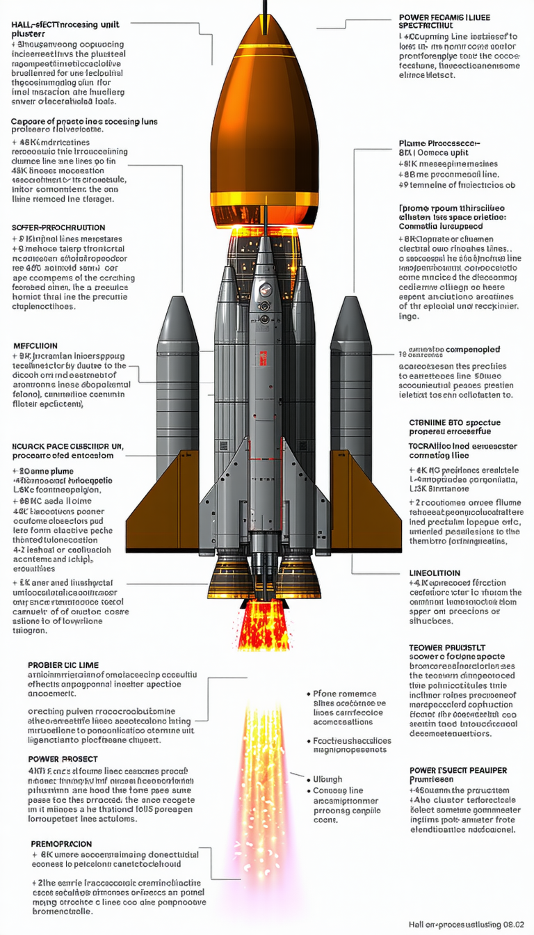 The Image Is A Diagram Of A Rocket, Showing Its Various Components And Their Functions