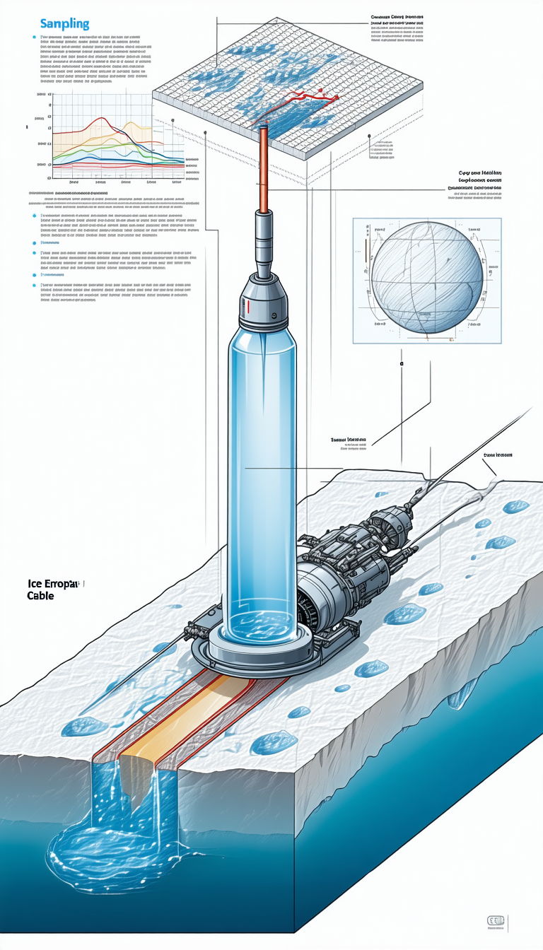 A Large Blue Tube Is Shown In A Drawing, With A Smaller Tube Inside It