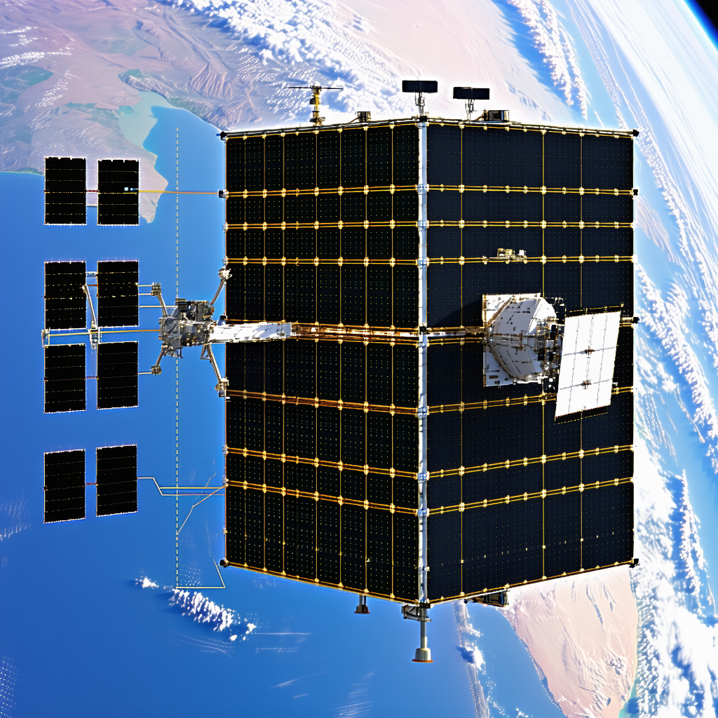 spacecraft seen flying through sky