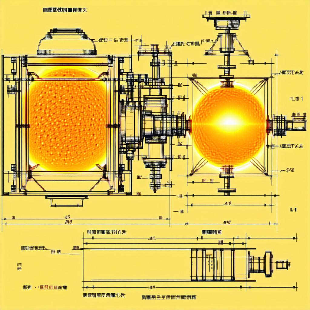 The Image Is A Detailed Drawing Of A Machine, Possibly A Beer Brewing Machine