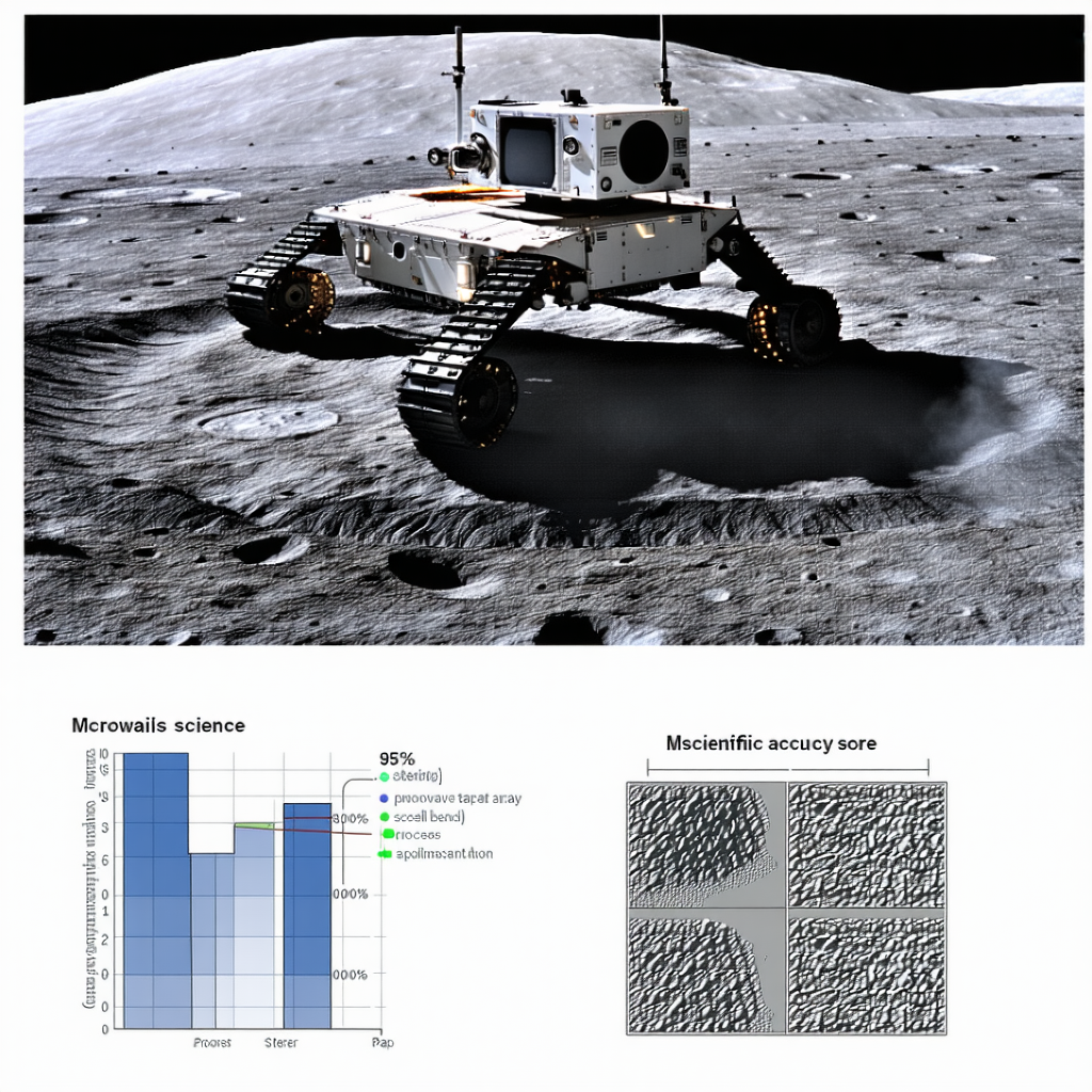 The Image Is A Collage Of Three Pictures, Each Showing A Different Aspect Of A Robotic Vehicle