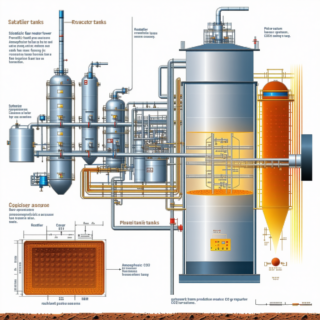 A Diagram Is Displayed Showing The Process Of A Chemical Plant