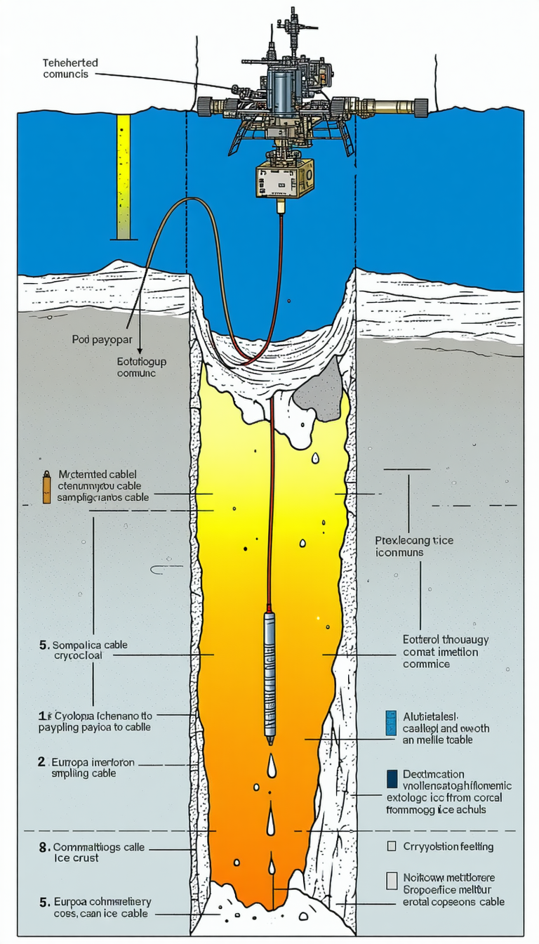 The Image Is A Diagram Showing The Process Of Drilling A Hole In The Ground