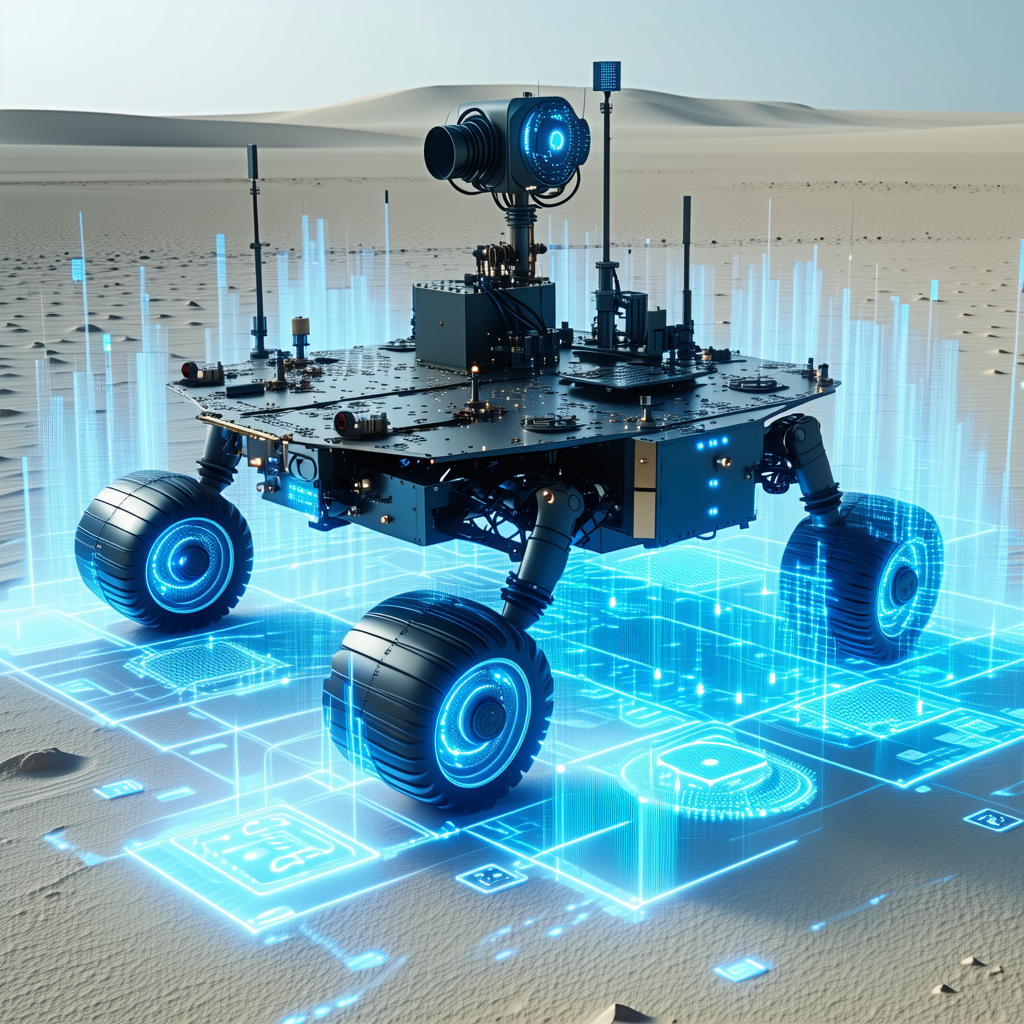 A Futuristic Robotic Vehicle With A Large Wheel In The Center