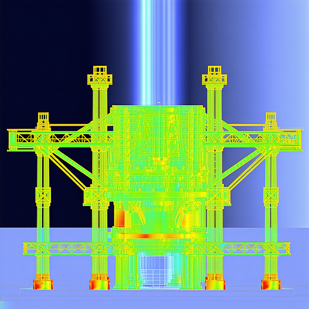 A Large, Yellow Structure With A Greenish Hue