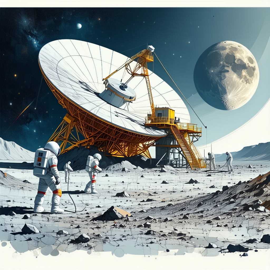 In The Image, There Is A Group Of Six Astronauts Standing On The Moon