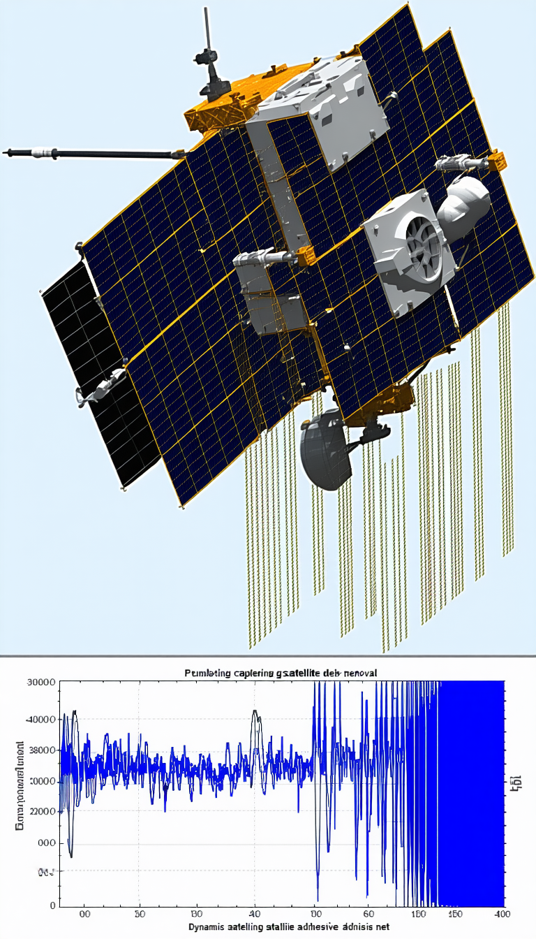 The Image Is A Computer-generated 3d Model Of A Spacecraft, Which Appears To Be A Satellite