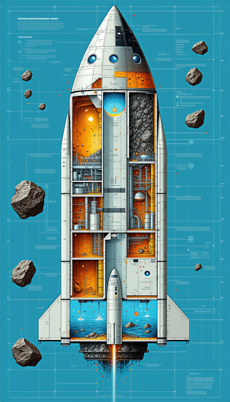 image, there large space shuttle