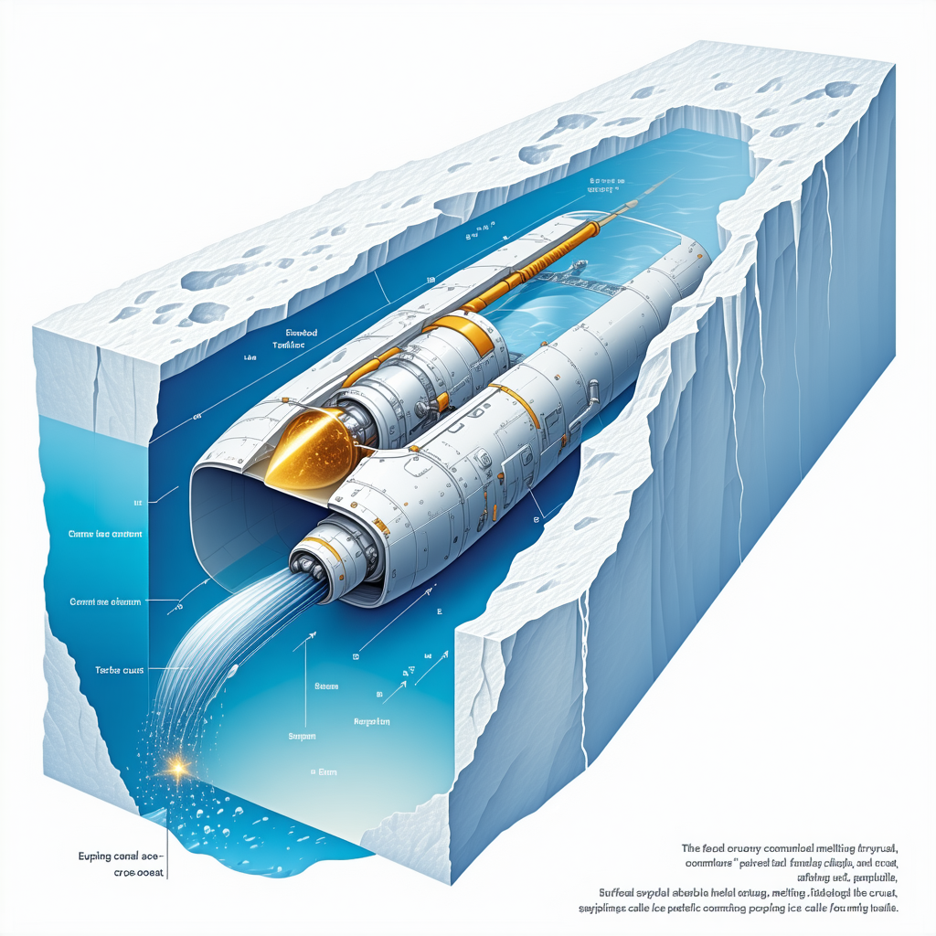 The Image Is A Detailed Illustration Of A Submarine, Showing Its Various Components And Functions