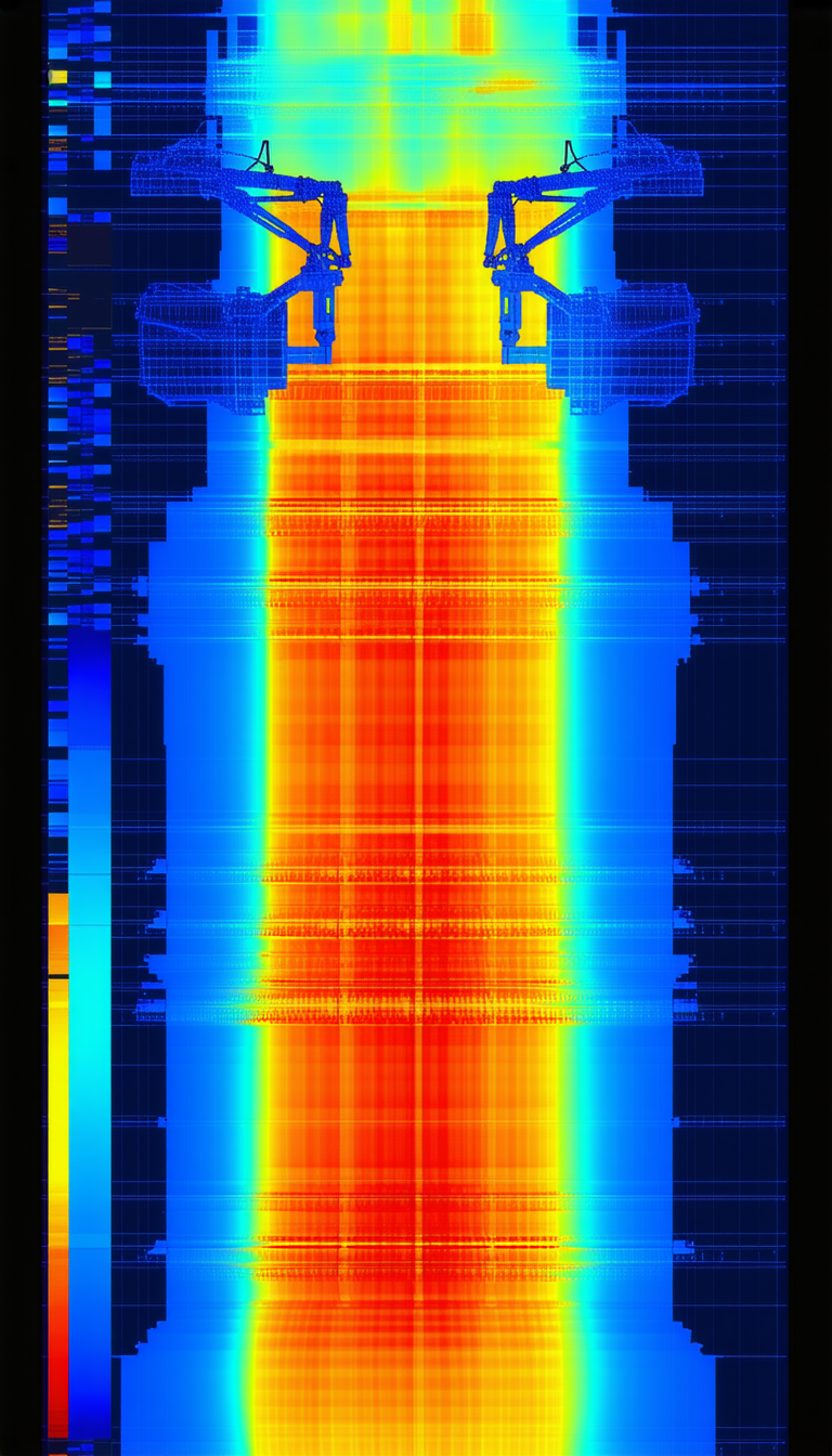 A Large, Colorful, And Abstract Image Is Displayed On A Screen