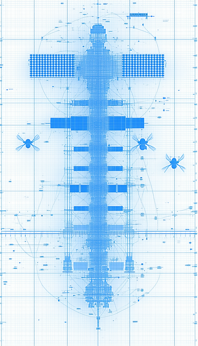 In The Image, There Are Three Blue And White Airplanes