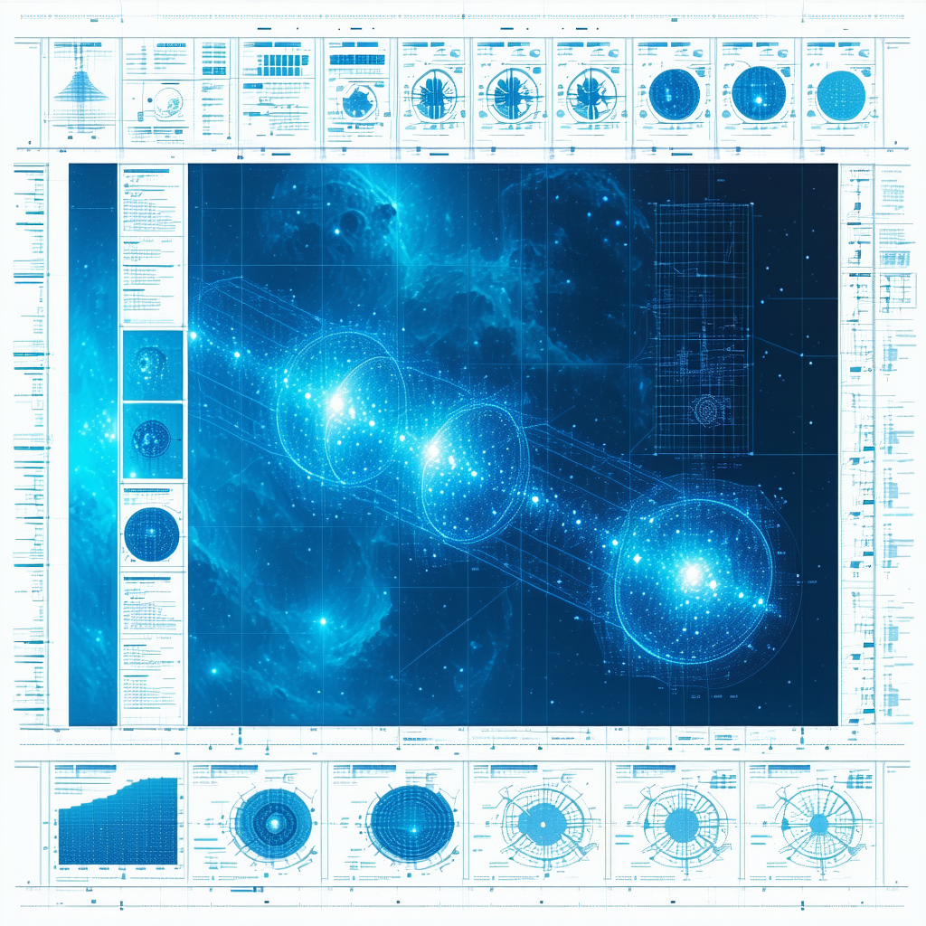 blue white illustration spacecraft